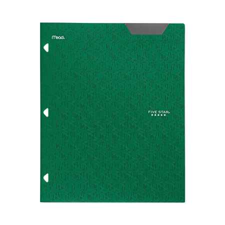 Five Star Two-Pocket Stay-Put Plastic Folder, 11 x 8.5, Assorted, PK4, 4PK 38049